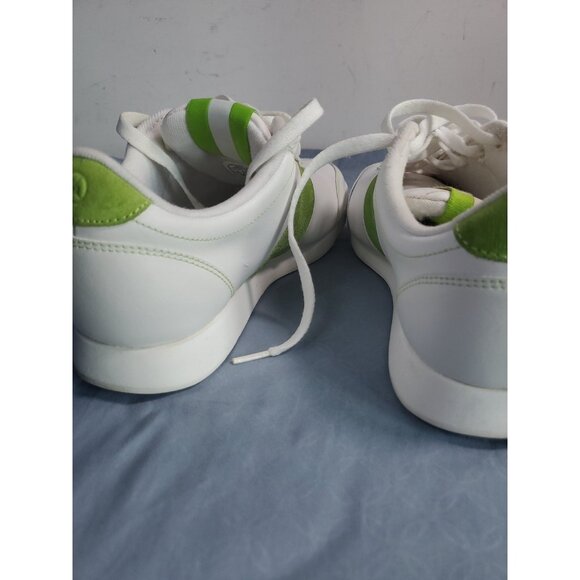 Reebok G Unit White & Green Leather Sneaker  Shoes Women's Size 9 Vintage - Picture 16 of 16